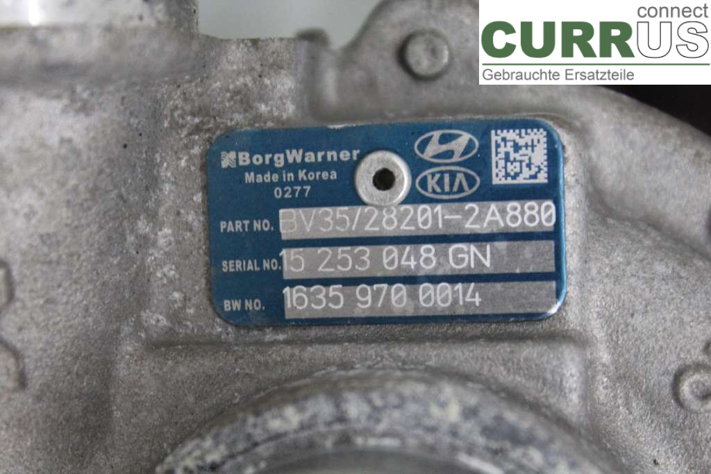 HYUNDAI i30   13-16 Turbo charger 28201-2A880 1,6CRDI R4 81KW