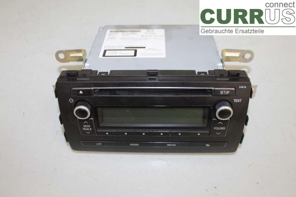 TOYOTA AURIS      13-19 Radio CD / Multimedia panel 86120-02880 1,4 D-4D 90HK