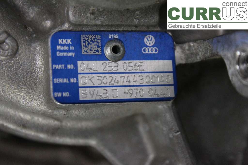 AUDI ALLROAD    09-16 Turboladdare 04L253124 2,0TDI R4 190HK