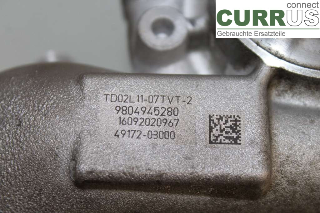 CITROEN BERLINGO  08-18 Turbo charger 1611139180 1,6HDI R4 99HK