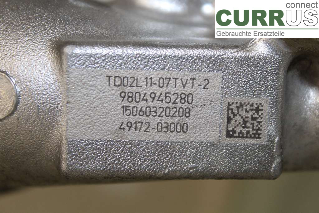 PEUGEOT PARTNER 16-18 Turboladdare 9804945280 1.6HDI 99HK