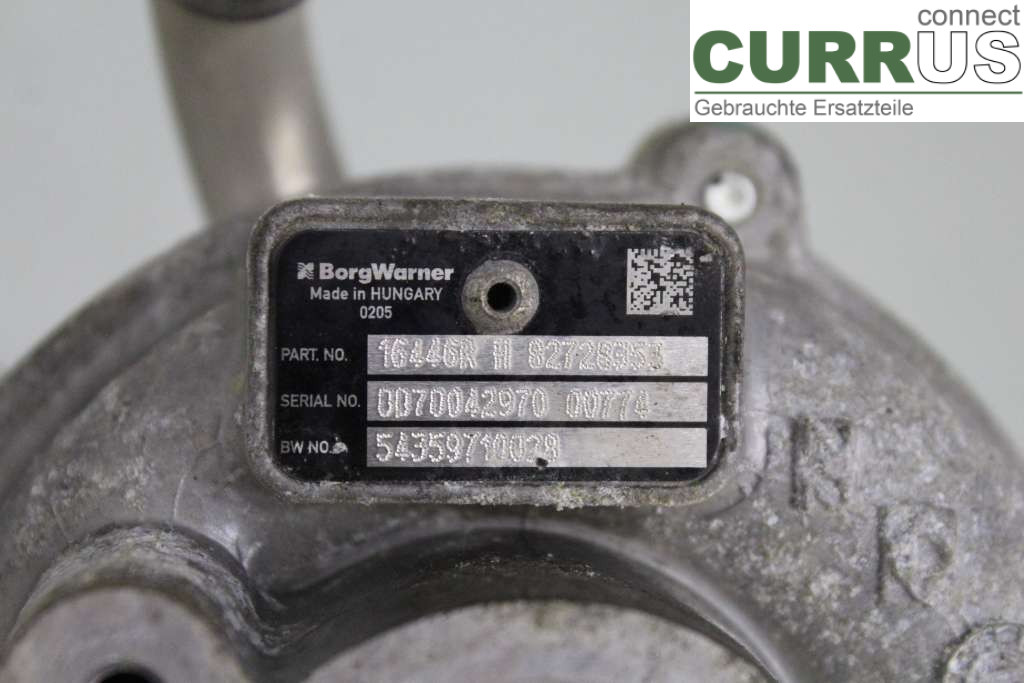 RENAULT MEGANE III 09-15 Turboladdare 144110429R 1.5DCI 90HK