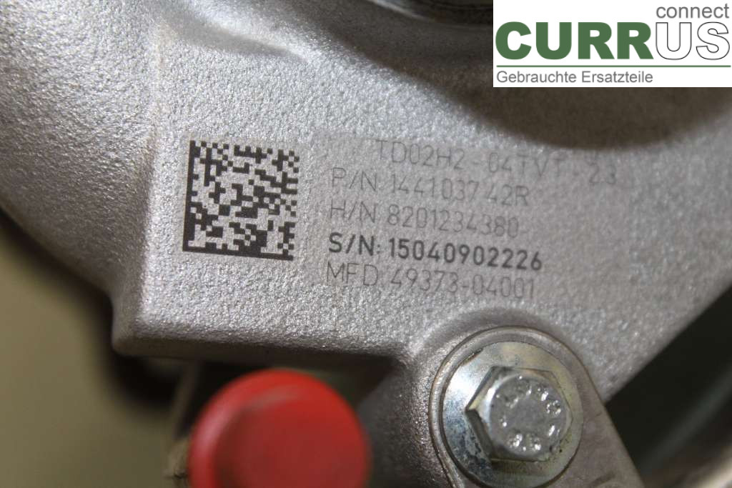 RENAULT CAPTUR 13-19 Turbo charger 144108035R 0.9TCE 90HK