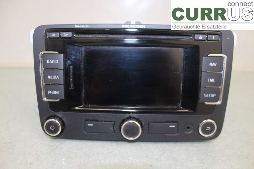 SKODA OCTAVIA    05-13 Radio CD / panel multimedialny 3T0035191A 2.0TDI 140HK
