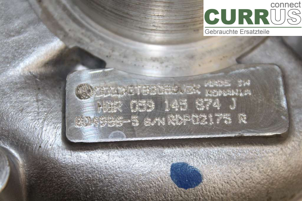 AUDI A6 ALLROAD 4G  12-18 Turbolader 059145874J 3.0TDI 204HK