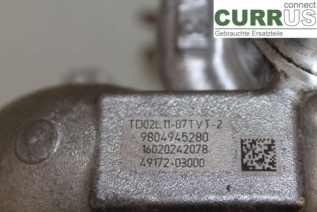 PEUGEOT PARTNER 16-18 Turboladdare 9804945280 1.6HDI 99HK