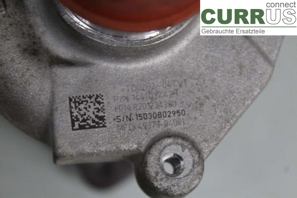 RENAULT CLIO IV   12-16 Turbolader 144108035R 0.9