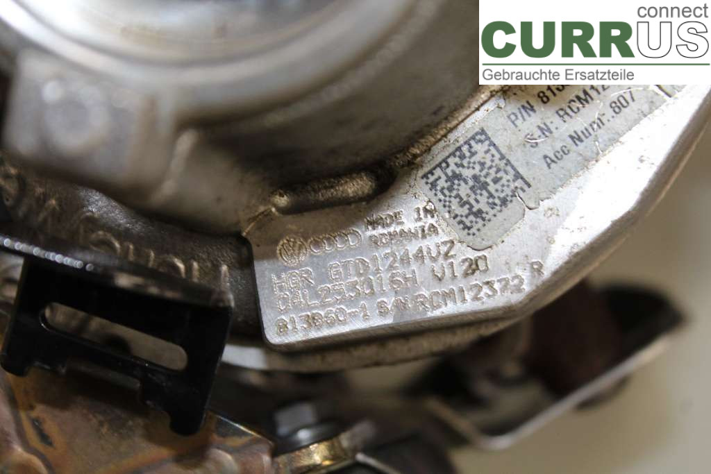 VW GOLF / E-GOLF VII   13-20 Turbo charger 04L253020SX 1.6TDI 105HK