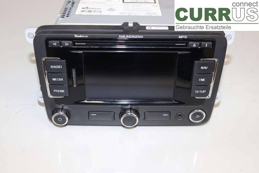 SKODA SUPERB      09-15 Radio CD / panneau multimédia 3T0035192F 2.0TDI 140HK
