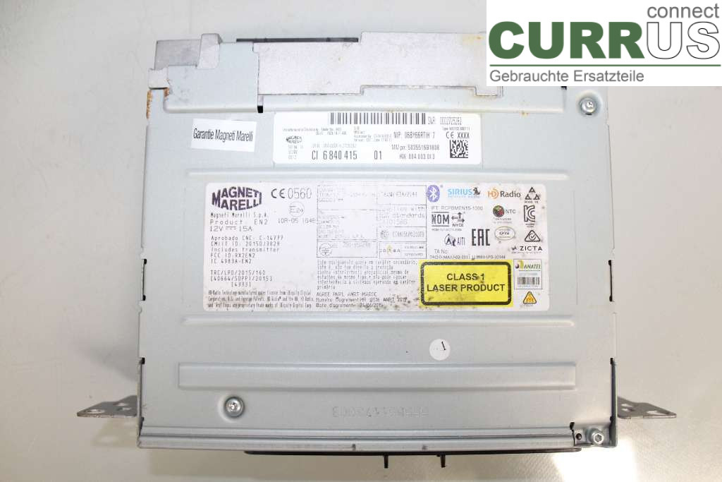 BMW 1 F20/F21   11-19 Radio CD / multimediepanel 65126840415 1.5I 136HK