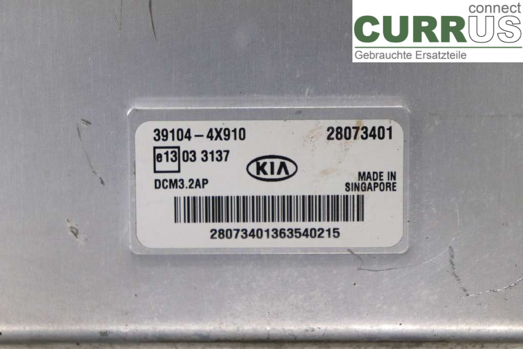 KIA CARNIVAL Engine Control Unit Diesel (ECU) 39104 4X910 2,9CRDI 136KW