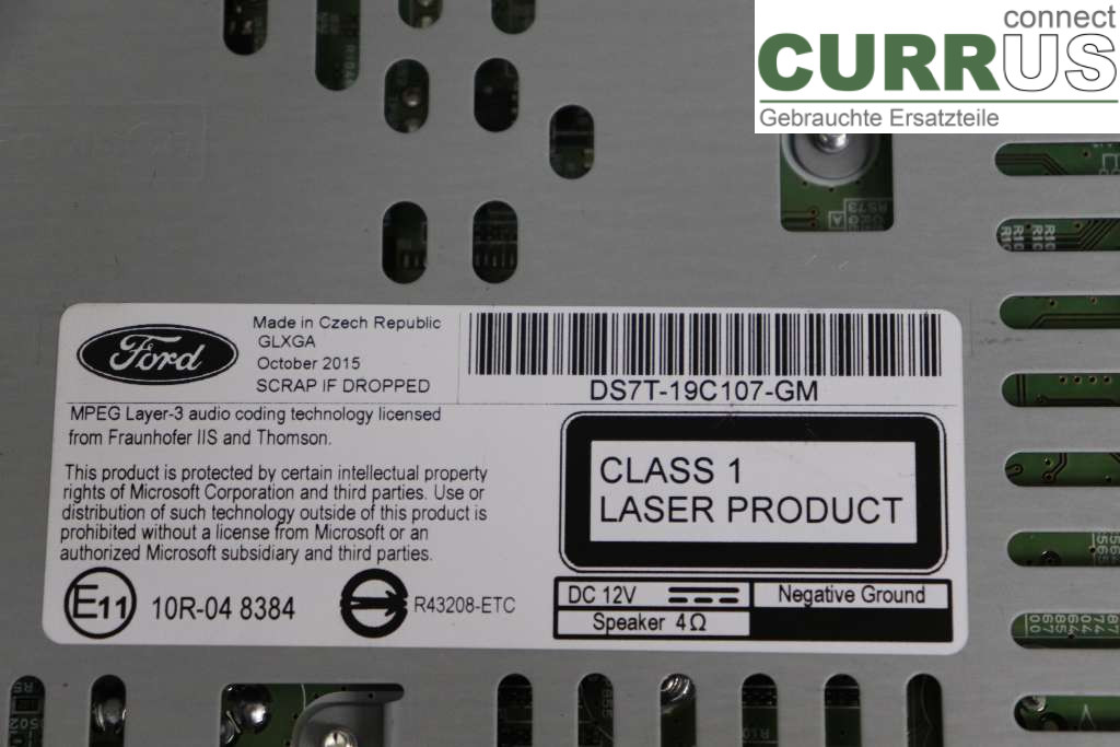 FORD MONDEO    15- Radio-CD-/Multimedia-Panel 2172579 2,0TDCI 150HK