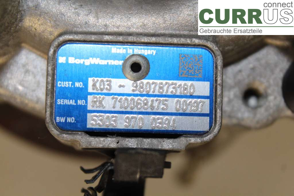 CITROEN C5  08-17 Turbo charger 1611284680 2,0BLUE-HDI 150