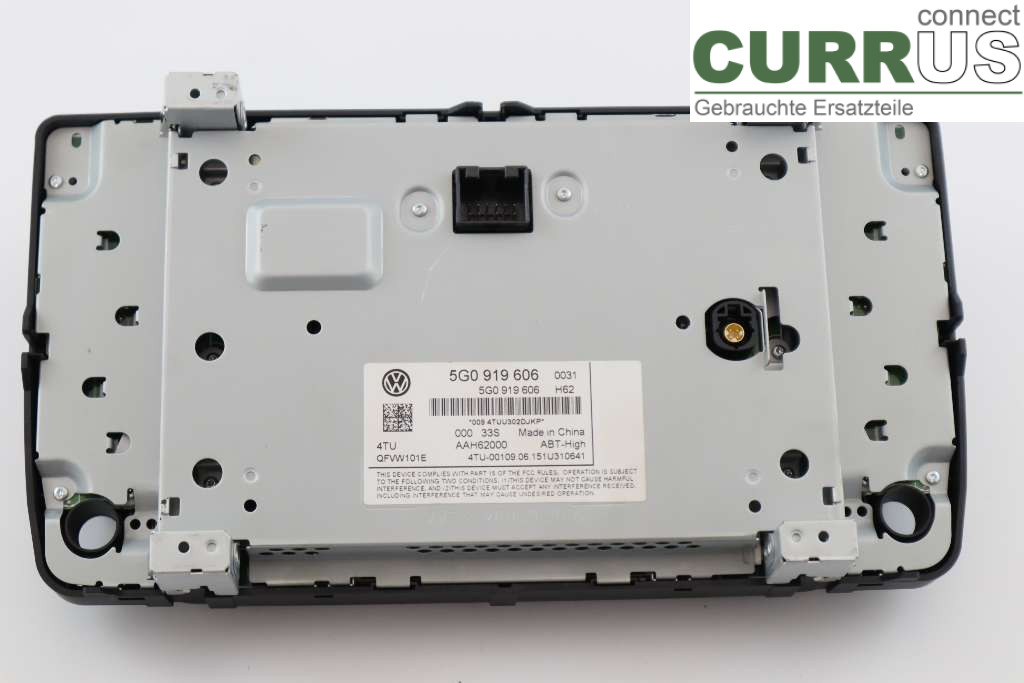 VW PASSAT  15-19 Radio CD / Multimedia panel 5G0919606 2,0TDI 140KW