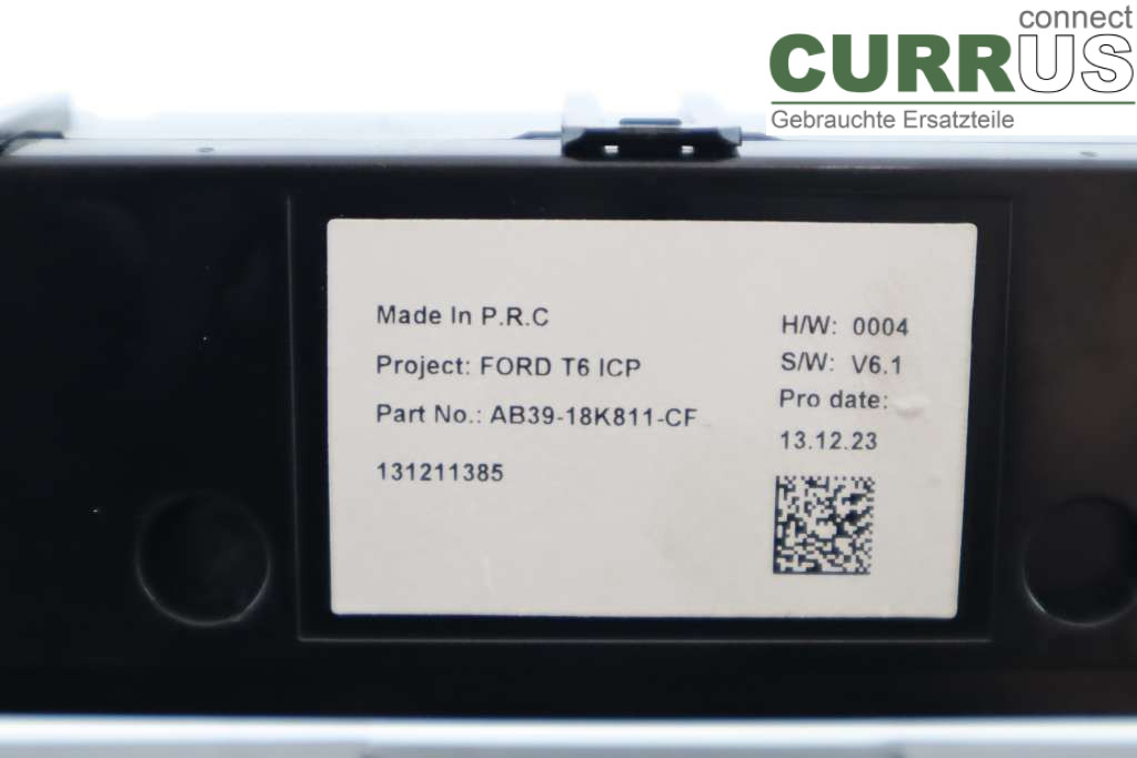 FORD RANGER EU 12-23 Radio CD / Multimedia panel 5263192 3,2TDCI