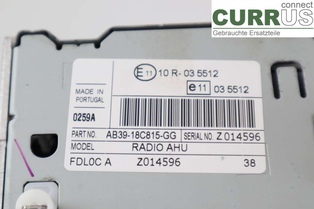 FORD RANGER EU 12-23 Radio CD / Multimedia panel 1945577 3,2TDCI