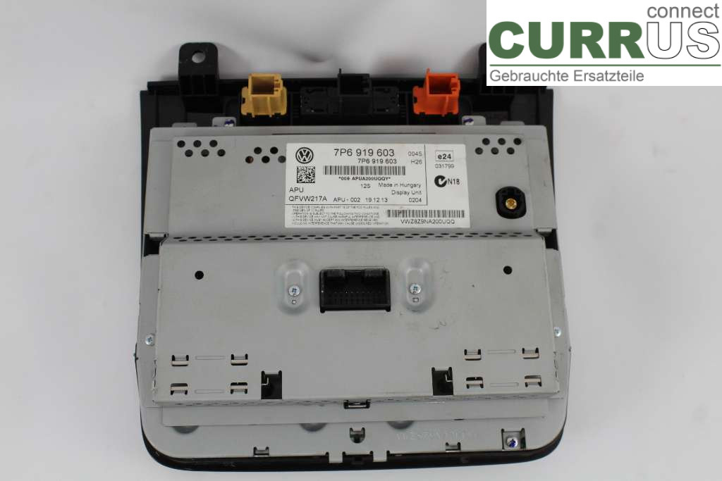 VW TOUAREG 7P  11-18 Radio CD / Multimedia panel 7P6919603X 3.0TDI 245HK