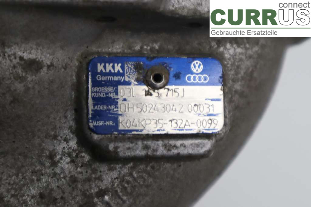 VW TRANSP/CARAVELLE 04-15 Turbo charger 03L131111T 2.0TDI 180HK