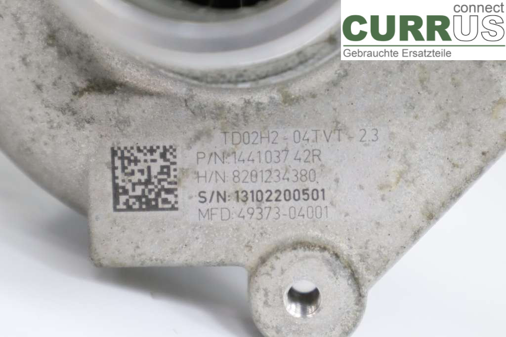 DACIA LOGAN MCV/STEPWAY Turbosprężarka 144108035R 0.9 TCE 90HK