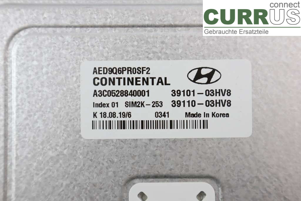 HYUNDAI IONIQ AE  17-22 Sterownik silnika diesla (ECU) 39110-03HV8 1.6GDI HYBRID