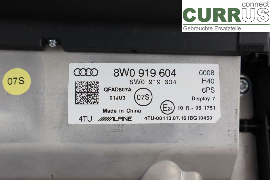 AUDI A4 ALLROAD   17- car-part-types.display 8W0919604A 2.0TDI 190HK