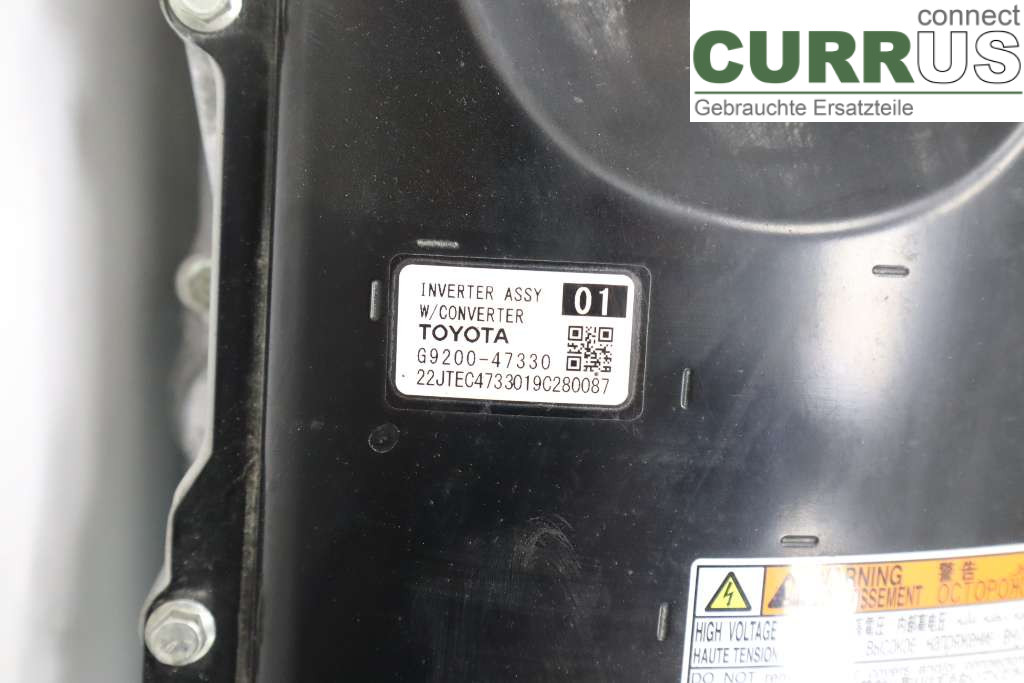 TOYOTA COROLLA 19- Omvandlare / inverter - elektrisk G9200-49135 1.8HYBRID 98HK