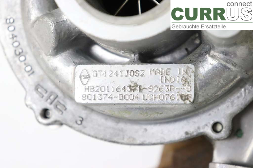 DACIA DOKKER Turbo charger 144116213R K9K-612