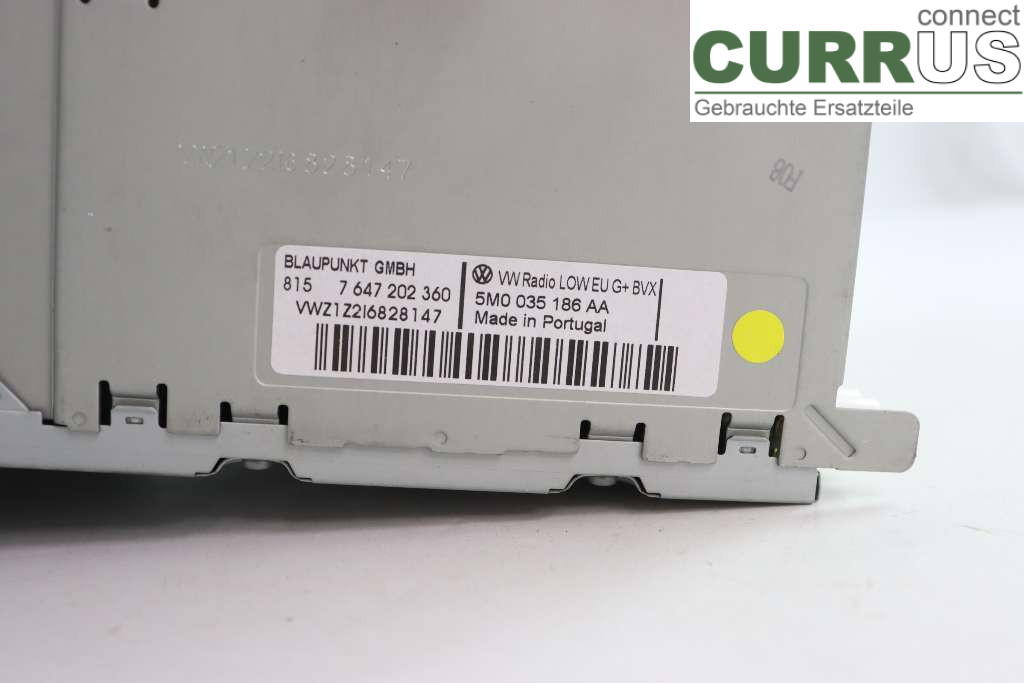 VW TRANSP/CARAVELLE 04-15 Radio CD / Multimedia panel 5M0057187AX 2.0TDI 180HK