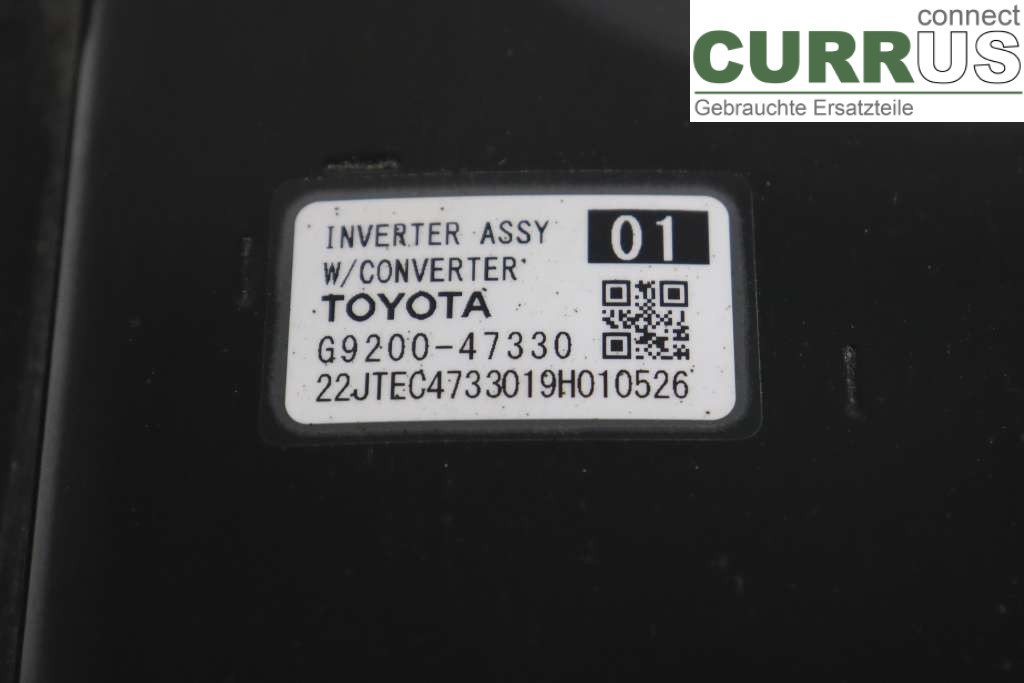 TOYOTA COROLLA 19- Omvandlare / inverter - elektrisk G9200-49135 1.8I HYBRID