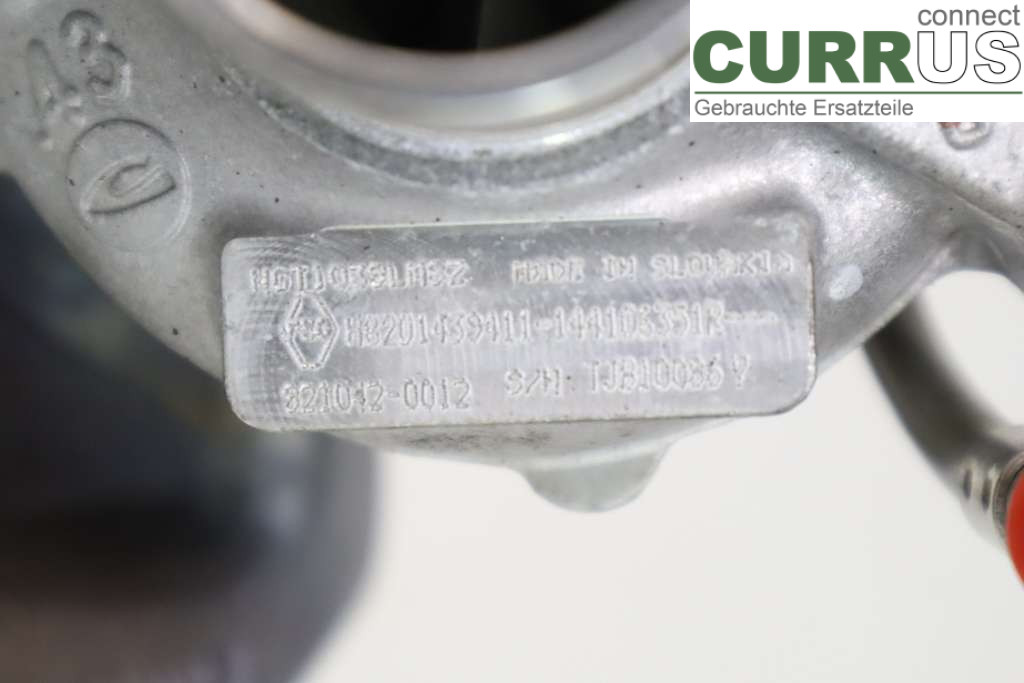 RENAULT CAPTUR 13-19 Turbo charger 144106351R 1.2TCE 120HK