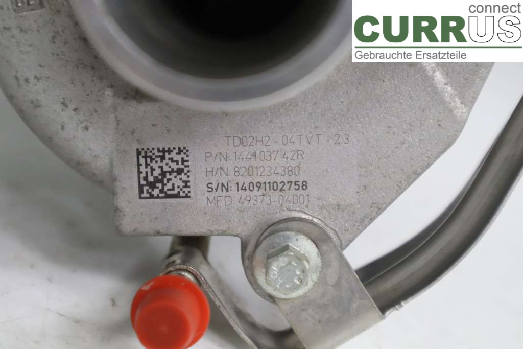 RENAULT CLIO IV   12-16 Turbolader 144108035R 0.9TCE 90HK