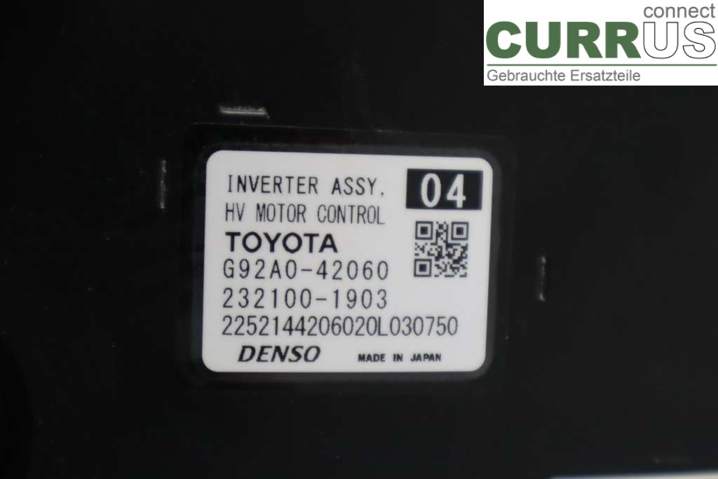 TOYOTA RAV4  19- Converter / inverter - electric G92A0-42070 2.5HYBRID 178HK