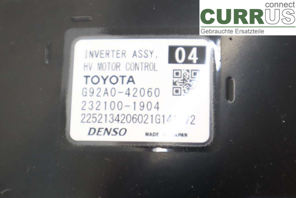TOYOTA RAV4  19- Converter / inverter - electric G92A0-42070 2.5 HYB 178HK