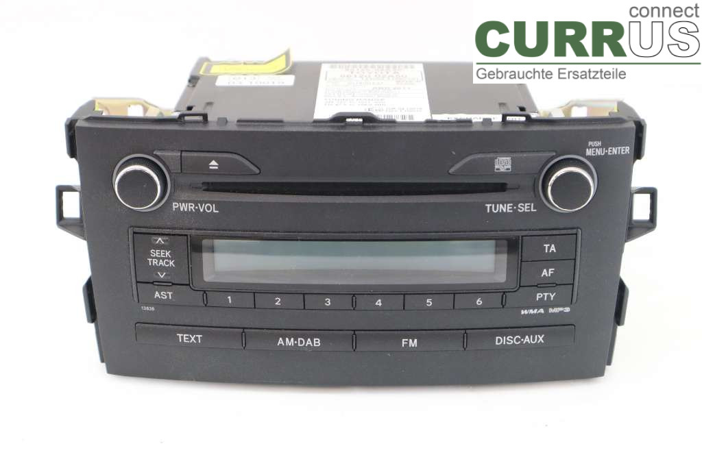 TOYOTA AURIS 10-12 Radio CD / Multimedia panel 86120-02A50 1ND-TV