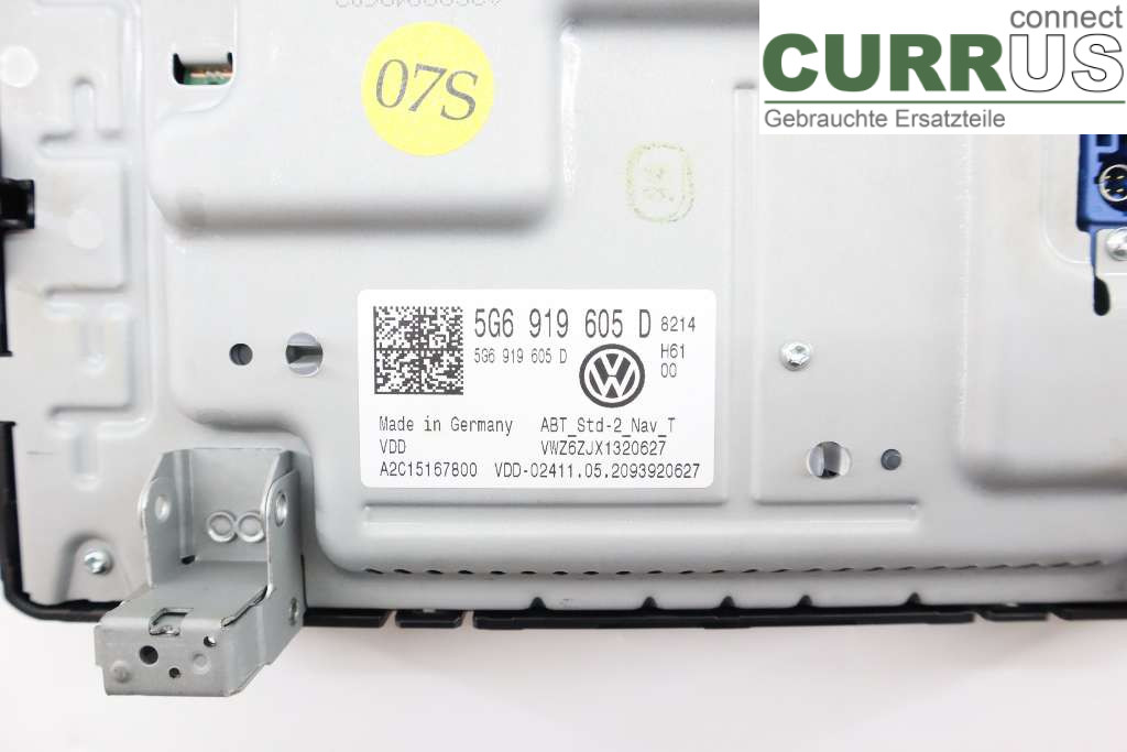 VW TRANSP/CARAVELLE 16- Radio CD / Multimedia panel 5NN919605D CXEC
