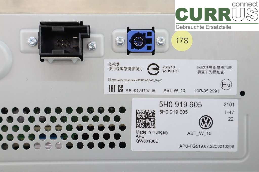 VW CADDY  21- car-part-types.display 5H0919605 DTRC