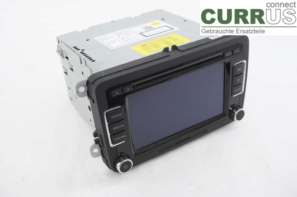 VW PASSAT  11-14 Radio-CD-/Multimedia-Panel 3C8035195F CFGB
