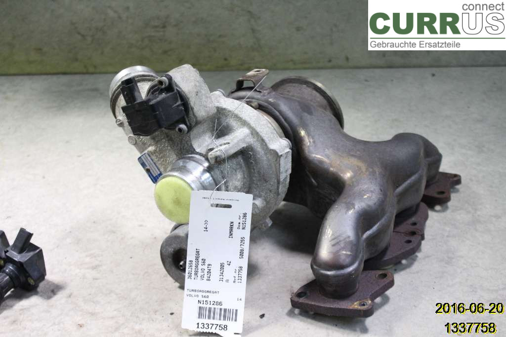 VOLVO S60  14-18 Turbo charger 36012658 B4204T9