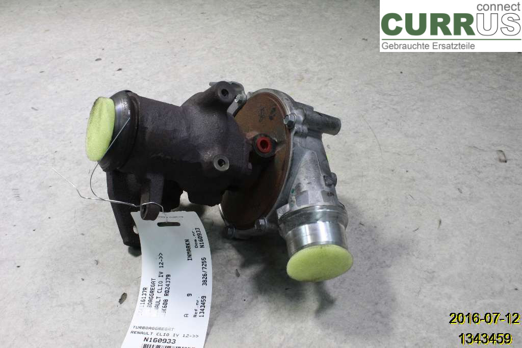 RENAULT CLIO IV   12-16 Turbolader 144116137R K9K608 R024379