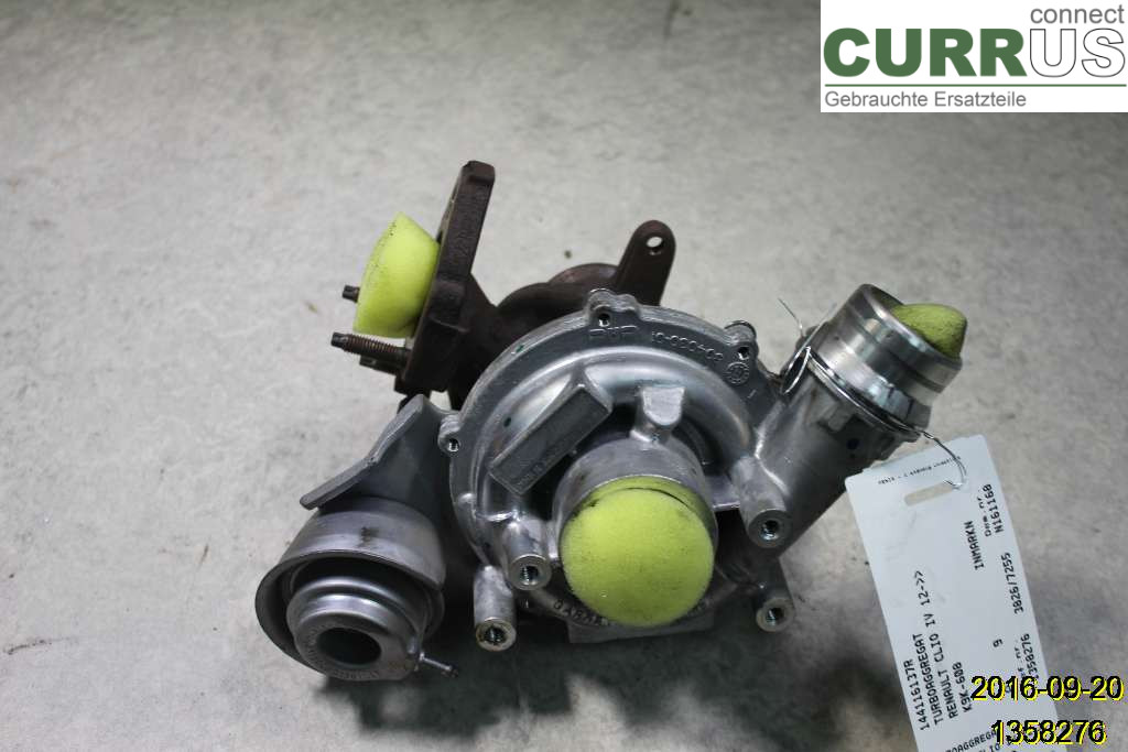 RENAULT CLIO IV   12-16 Turbolader 144116137R K9K-608