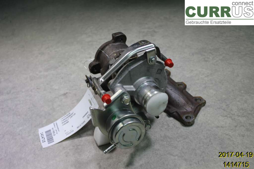 RENAULT CAPTUR 13-19 Turbo charger 144102069R H4B408