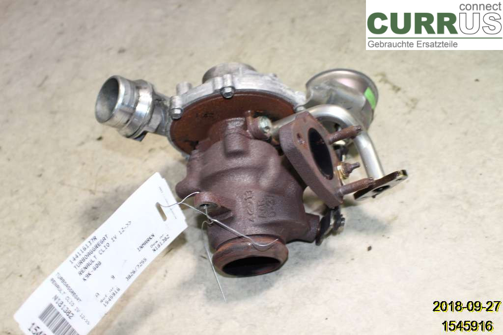 RENAULT CLIO IV   12-16 Turbolader 144116137R K9K-608