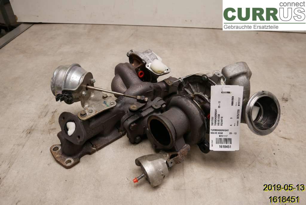VOLVO XC60  09-13 Turbolader 36012552 D5244T10