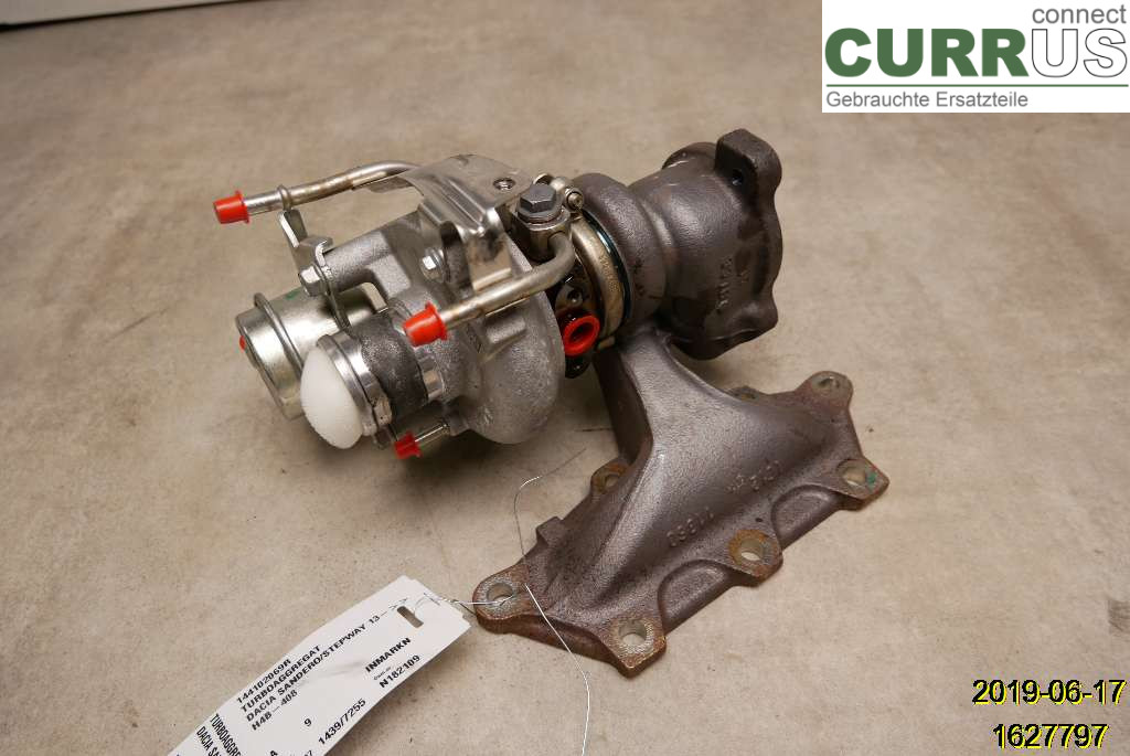 DACIA SANDERO STEPWAY  13-20 Turbo charger 144102069R H4B-408