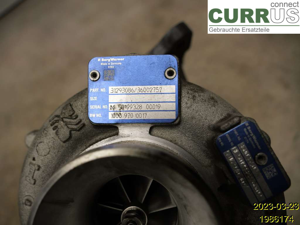 VOLVO XC60  09-13 Turbolader 36050237 D5244T15