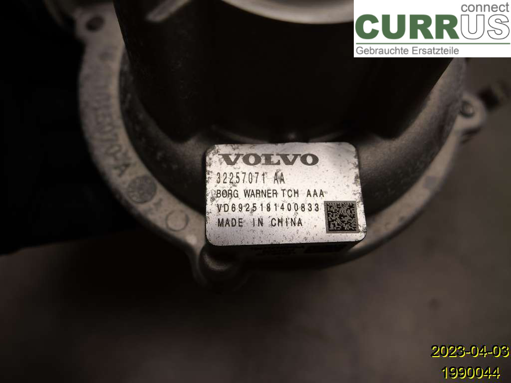 VOLVO XC40/RECHARGE 18- Turbocompresseur 36010419 B3154T5