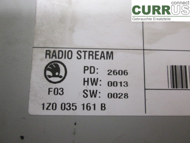 SKODA OCTAVIA    05-13 Radio CD / panel multimedialny AAO600002AX BGU 1,6