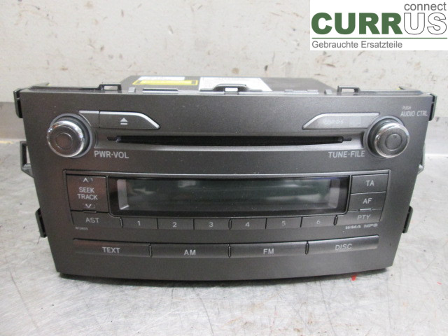 TOYOTA AURIS 07-09 Radio CD / Multimedia panel 86120-02520 1ZR-FE