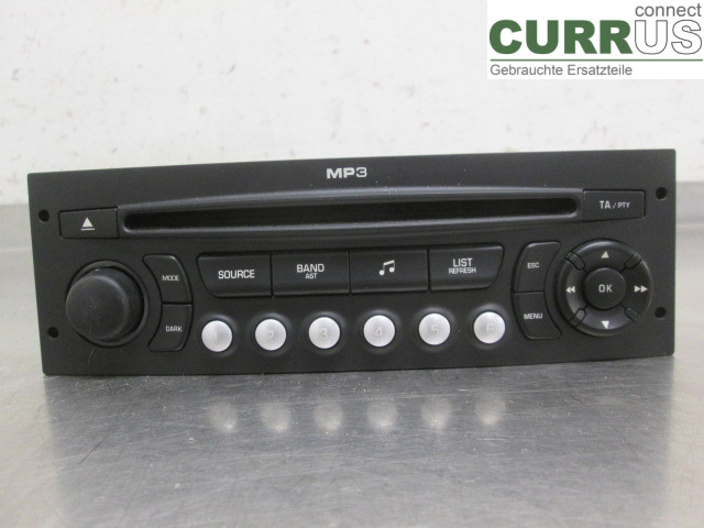 CITROEN C3    05-10 Radio CD / Multimedia panel 16077504XT 9HZ 1,6HDI