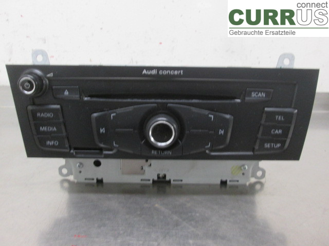AUDI A4/S4  08-11 Radio CD / panneau multimédia 8T1057186CX CAGA 2.0 TDI